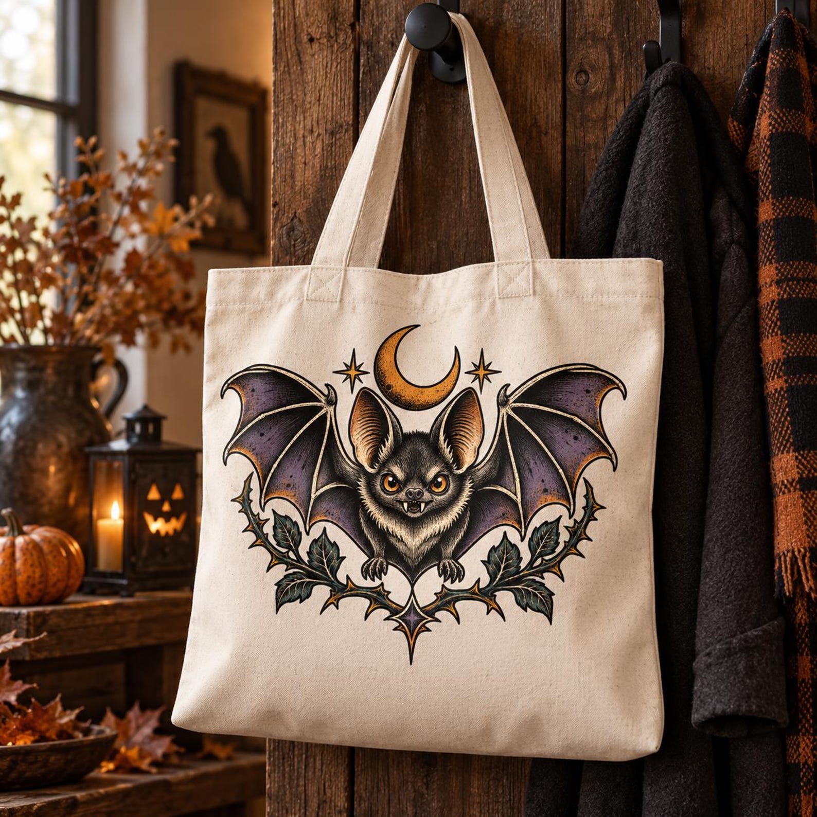25 Bat Raven and Moth Designs - Image 7