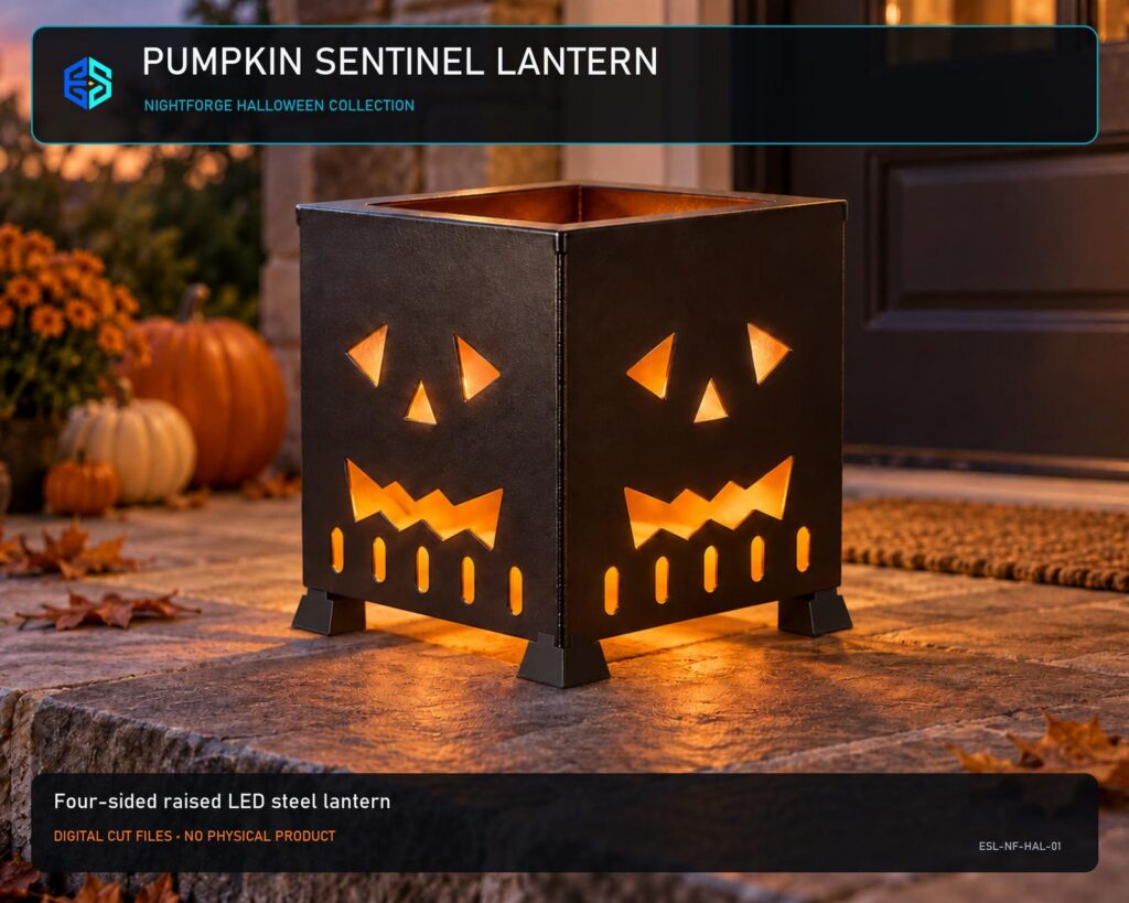 Halloween Pumpkin Lantern Dxf | Plasma Cut Files, Svg Eps and Pdf Guide