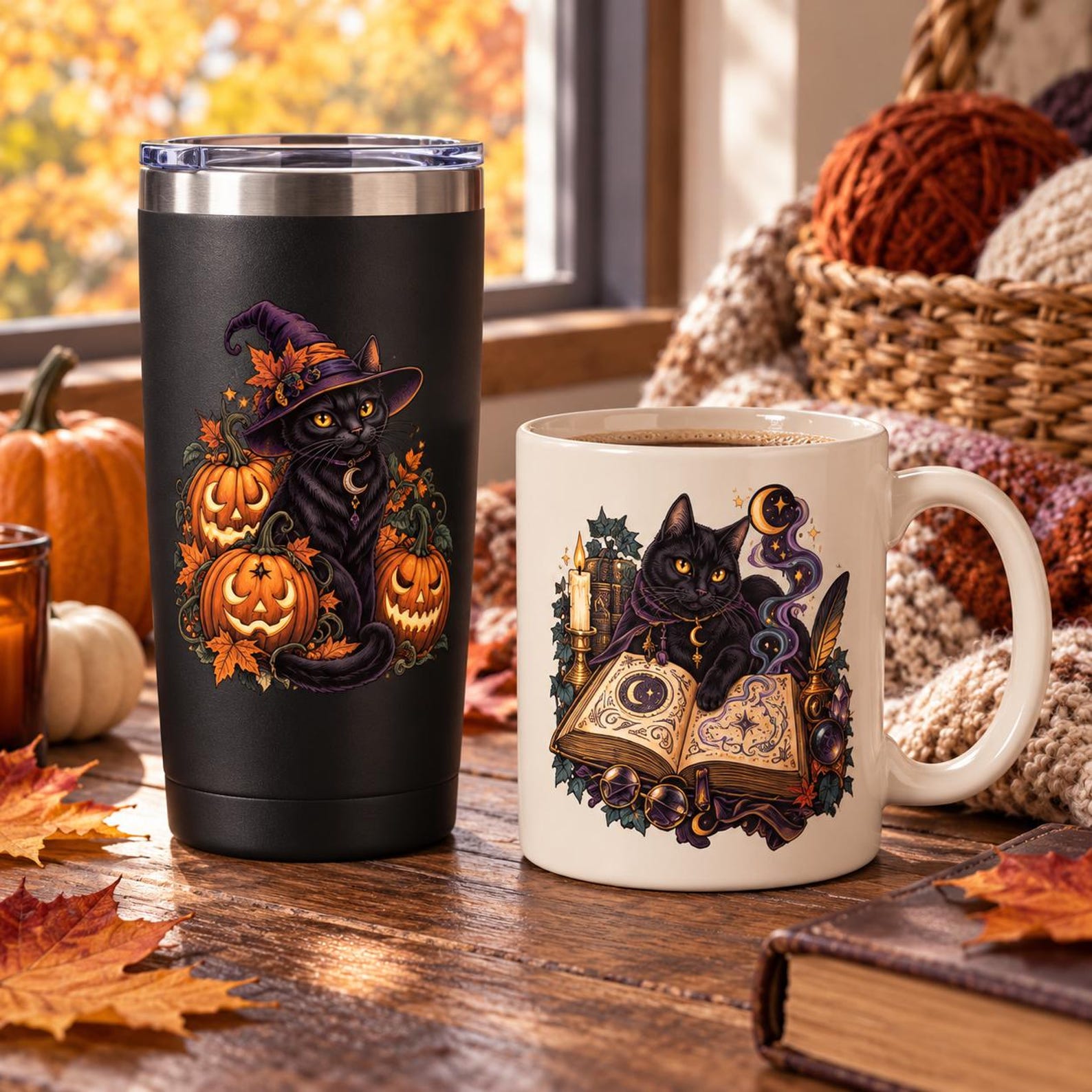 25 Black Cat Halloween Designs - Image 9